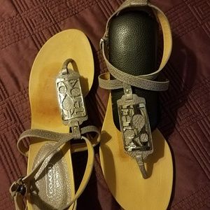 Coach sandals (NEW)